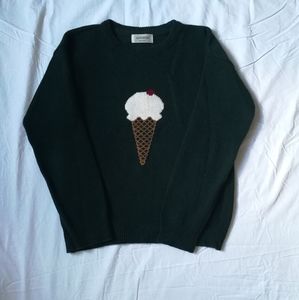 Korean Knit Jumper forest green